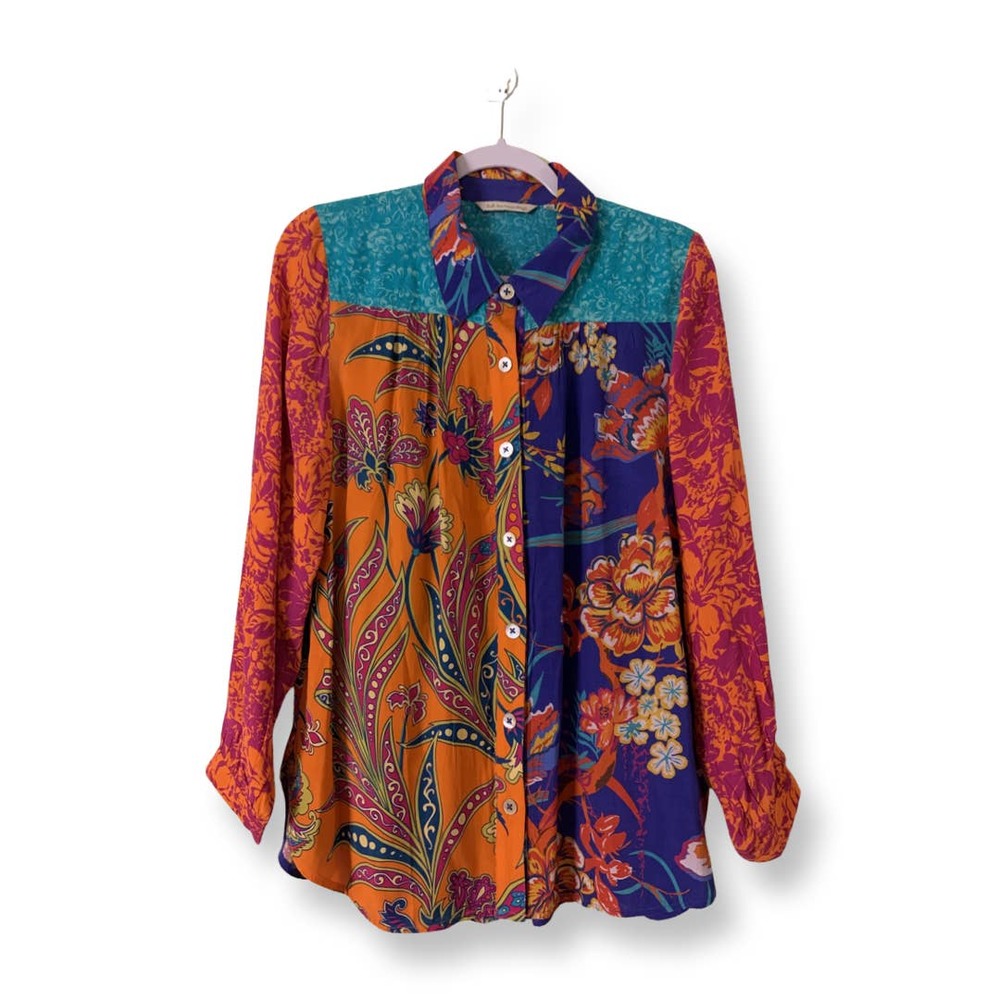 Soft Surroundings Vintage Long Sleeve Tops Size Medium